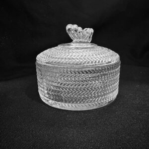 Glass Butterfly Trinket Dish