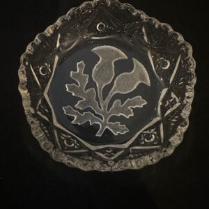Glass Thistle Plate