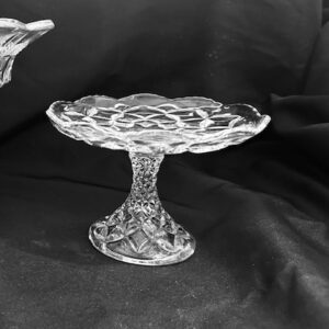 Glass Pedestal Cake Stand or Compote