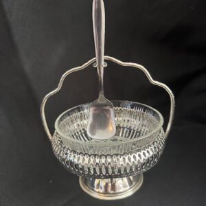 Vintage Jam Bowl with spoon