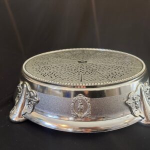 Plateau 4 - Silver Plastic - 38cm