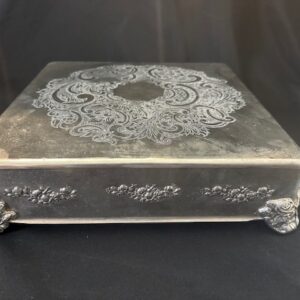 Plateau 6 - Metal - Silver 35cm