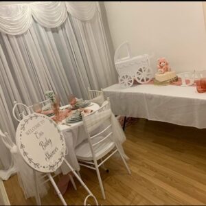 3m Wedding Backdrop White