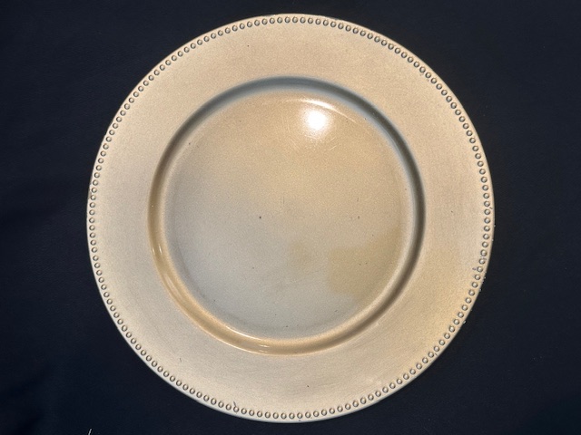 Gold Round Charger Plate