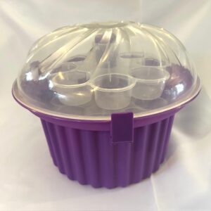 Cupcake Holder - Purple - holds 24 cupcakes