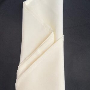 Cloth Napkins - Quality Polyester - Soft Cream