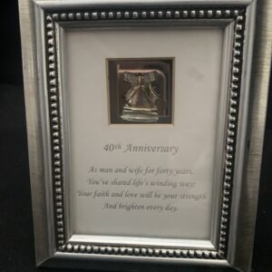 40th Anniversary Frame 13cm x 17cm x 3.5cm