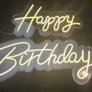 HAPPY BIRTHDAY Neon Sign