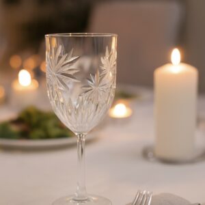 Palm Tree Acrylic Wine Glasses - Clear