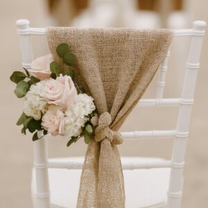 Imitation Hessian Chair Sash