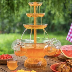 Acrylic Punch Fountain with 8 cups