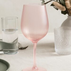 Blush Pink Wine Glasses