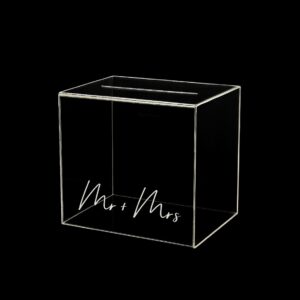 Wishing Well - Clear Acrylic Mr & Mrs