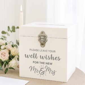 Wishing Well - White Well Wishes for the new Mr & Mrs
