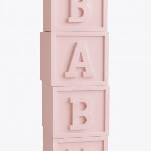 Baby Blocks - Pink (LARGE)