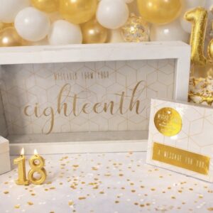 Eighteenth Message Box - 18th Birthday Message Box
