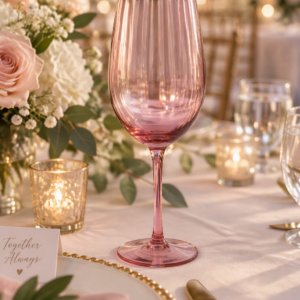 Blush Pink Wine Glasses