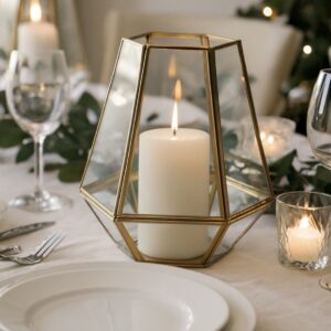 Brass Candle Lantern