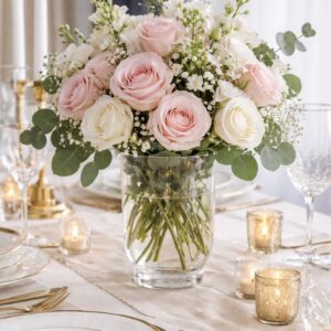 Hurricane Glass Vase 23cm high