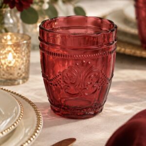Red Glass Tumbler