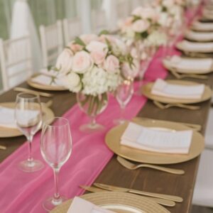 Hot Pink Table Runners