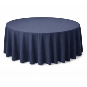 Navy Tablecloth Round 310cm