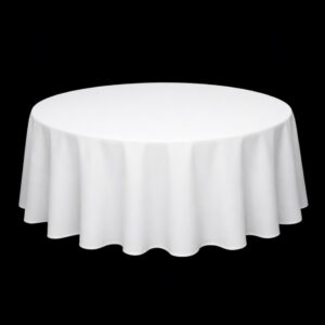 White Tablecloth Round - Assorted sizes