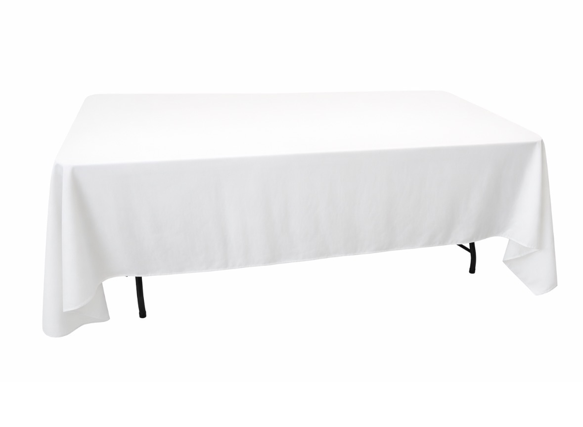 White Tablecloth Rectangle - Assorted sizes