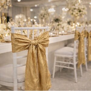 Chair Sashes - Vintage Gold