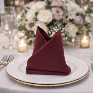 Cloth Napkin - Burgundy