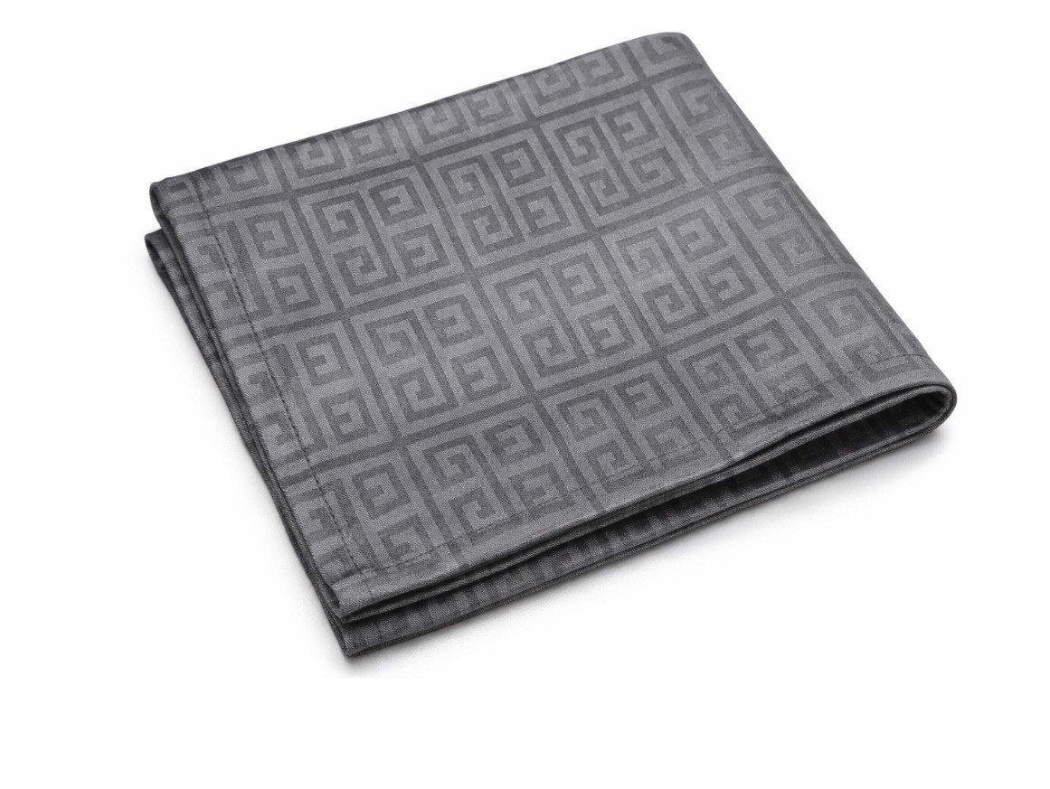 Cloth Napkin - Grey Grecian - Image 4