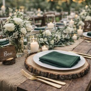Cloth Napkin - Hunter Green