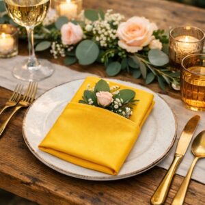 Cloth Napkin - Mustard