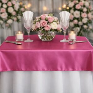 Square Table Overlay - Fuchsia (Small)
