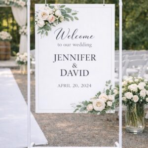 Signage Frame - White 150cm high