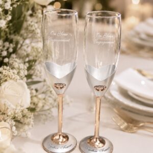 Champagne Glasses - On Your Engagement