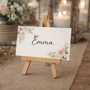 Wooden Easel for Name Card 12cm