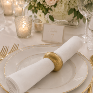 Napkin Rings Gold