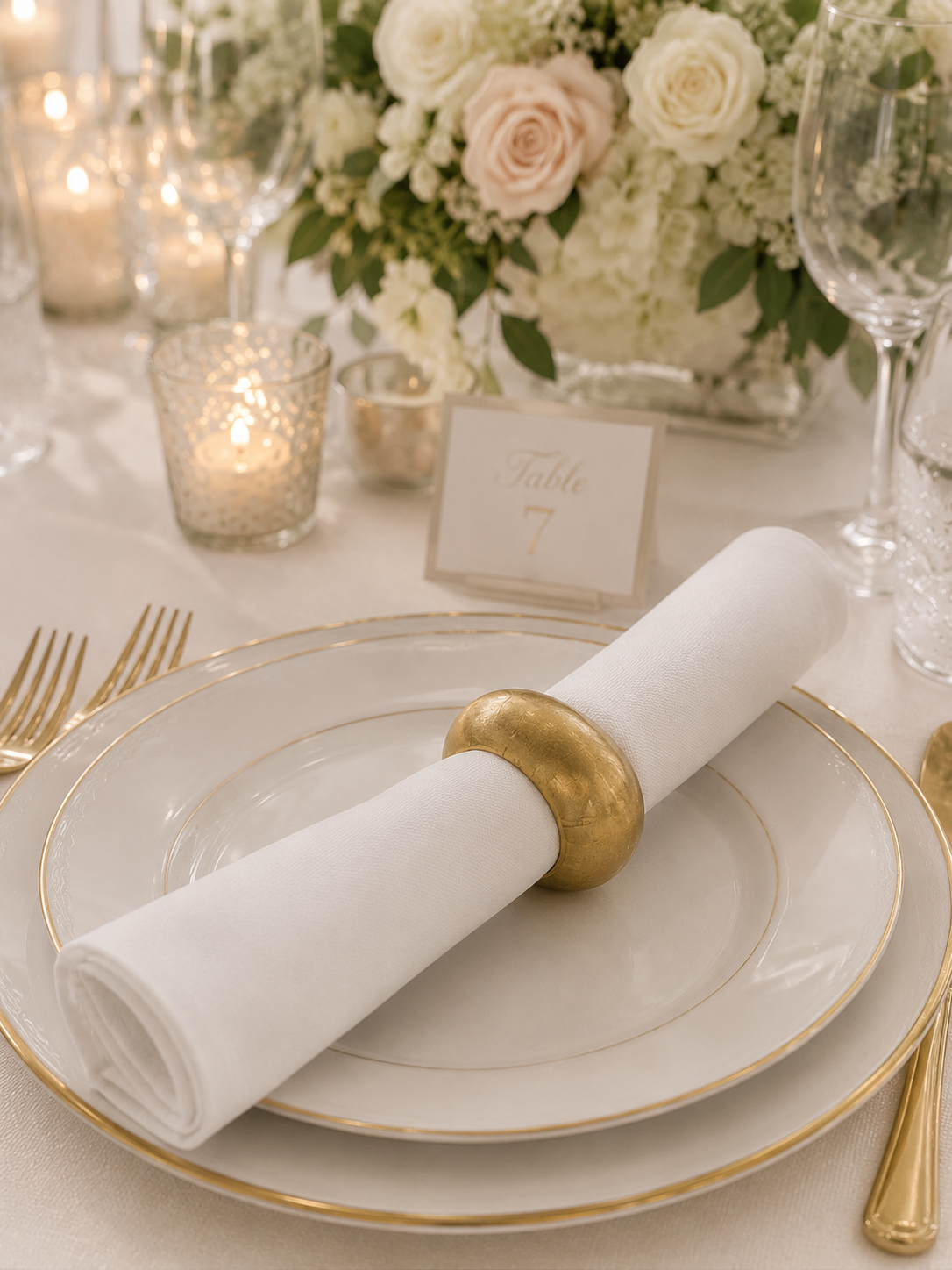 Napkin Rings Gold