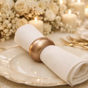 Napkin Rings - Rose Gold
