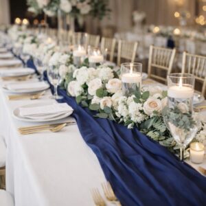 Table Runner - Soft Light Navy Blue