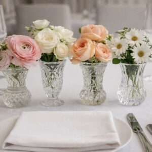 Vintage Bud Vases 4pc set