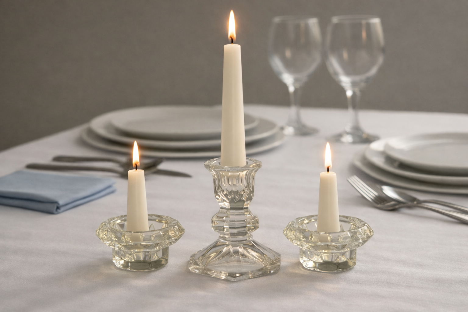 Vintage Candle Holders 3pc set
