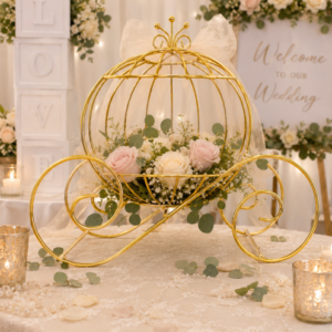 Metal Carriage Decoration GOLD