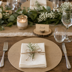 Hessian Placemat - 30cm Round