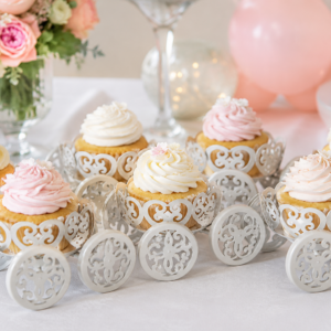 Metal Cupcake Holders - Set of 7