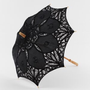 Black Fabric Parasol