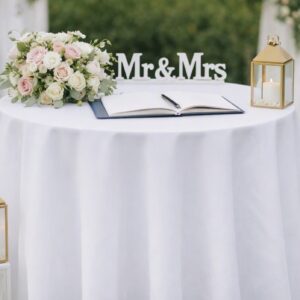 Signing Table - Round - White