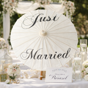 Just Married Parasol
