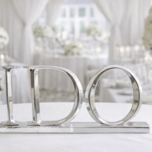 'I DO' Sign